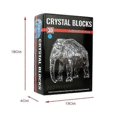 thumbnail image 2 of Crystal Puzzle 3d Elephant, 2 of 3