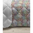 thumbnail image 3 of Grunge Down Alternative Comforter, Abstract Shapes in Graffiti Art Style Underground Hip Hop Culture Funky Street Wall, Microfiber Quilt for All Season, 5 Sizes, Multicolor, by Ambesonne, 3 of 3