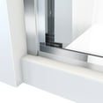 thumbnail image 5 of DreamLine Duet Plus 56-60 in. W x 72 in. H Semi-Frameless Bypass Sliding Shower Door Chrome, 5 of 5