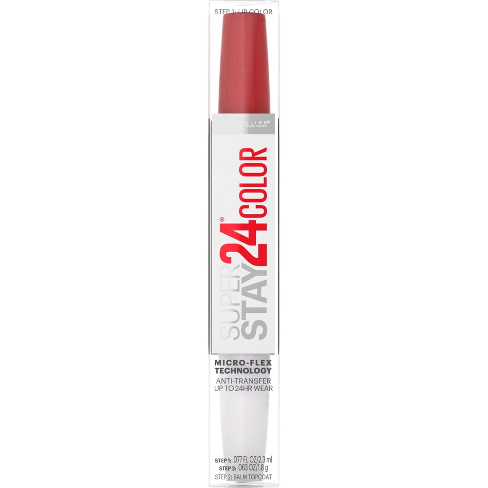 (2 pack) Maybelline SuperStay 24 2-Step Liquid Lipstick, Brooklyn Sunset