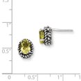 thumbnail image 2 of Boucles d'Oreilles en Argent Sterling Citron Quartz, 2 of 2