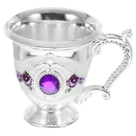 

White Wine Cup European Style Vintage Metal Cup Anti-break Embossed Liquor Cup
