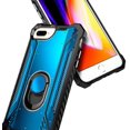thumbnail image 3 of Nagebee Case for iPhone SE 3 5G 2022, iPhone SE 2 2020, iPhone 8 7 6S 6, Aluminum Metal Built-in Ring Stand, Full-Body Protective Shockproof Military Bumper Phone Cover (Blue), 3 of 5