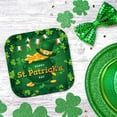 thumbnail image 4 of Juego de vajilla temática para fiesta del Día de San Patricio, vajilla decorativa desechable, juego de papel, vajilla desechable, 4 of 4