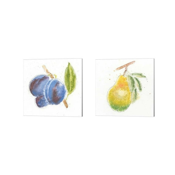 Metaverse Emily Adams 'Garden Delight C' Canvas Art (Set of 2)