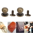 thumbnail image 3 of 20PCS 9 X 8mm DIY Copper Rivets Round Head Nipple Nail Bag Shoes Accessories For Leather, 3 of 8