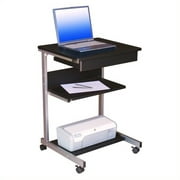TECHNI MOBILI Modus Metal Computer Student Laptop Desk in Graphite