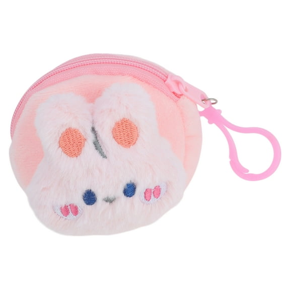 Unique Bargains 1 Pc Coin Purse Wallet Portable Cartoon Coin Purse Pouch Pink