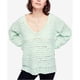 thumbnail image 1 of Free People suéter de punto para mujer, verde, grande, 1 of 1