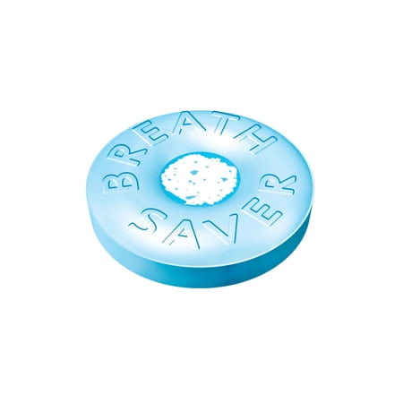 BREATH SAVERS PEPPERMINT FLAVORED SUGAR FREE BREATH MINTS, TIN 1.27 OZ
