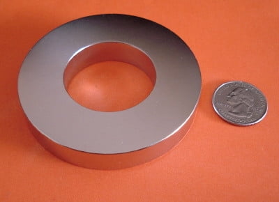 Ring Magnets 3 in OD x 1.5 in ID x 1/2 in Rare Earth Neodymium