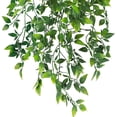 thumbnail image 3 of Artificial Hanging Plants Fake Potted Plants for Indoor Outdoor Decor, 3 of 8