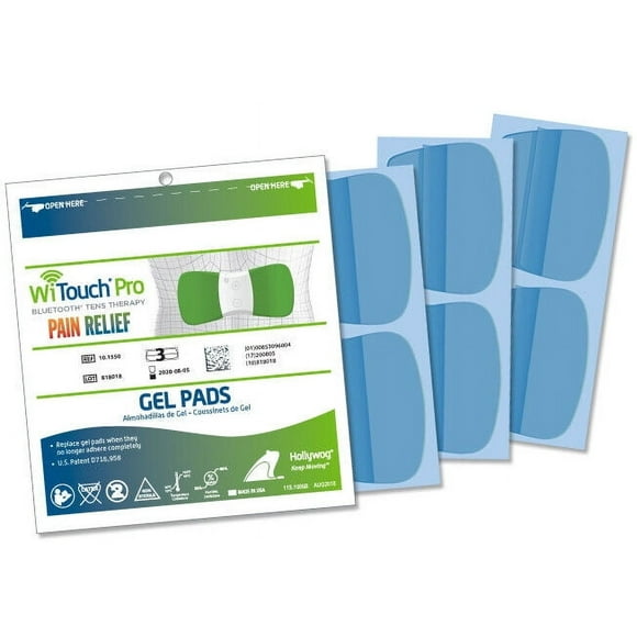 WiTouch Pro & Aleve Direct TENS Gel Pads Refill - 1 Pack of 6 Pads