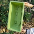 thumbnail image 5 of Hariumiu Garden 16.61" x is 6.89" x 5.71" Green Plastic Planter Box, 5 of 13