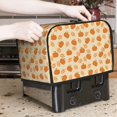 thumbnail image 7 of Kdxio Autumn Leaves And Pumpkins Print Toaster Cover Bread Machine Cover Fits for Most Standard 2 Slice Toasters,Keep Toaster Free From Dust And Fingerprint Oven Dustproof Cover, 7 of 7