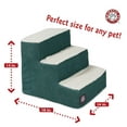 thumbnail image 2 of Majestic Pet Villa Pet Stairs 3 Steps Marine Machine Washable Removable Cover 18" x 16" x 15", 2 of 5