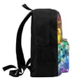 thumbnail image 4 of Lsque Pikmin Pattern Adult Backpack – Durable & Lightweight PU Canvas Storage Bag , 15” Laptop Compartment, and Multiple Pockets, 4 of 7