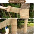 thumbnail image 3 of 2 Rolls Burlap Tree Protector Wraps, 5" x 204“ Winter-Proof Plants Trunk Guard Protector Wrap Shrub Plants Antifreeze Bandage Packing Wrap Burlap Roll for Plants Warm Keeping & Moisturizing, 3 of 7