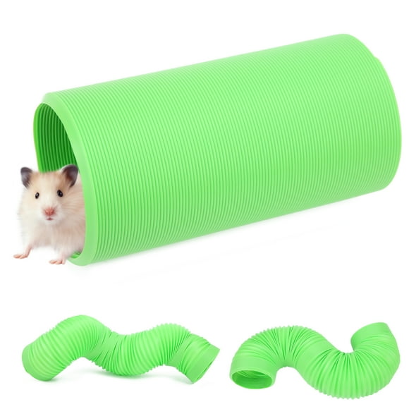LYUMO Jouet Tunnel pour Vison, Petit Tunnel de Jeu Pliable pour Animaux, Petit Tunnel de Jeu pour Animaux Tunnel Rétractable Jouet pour Vison Cochon d'Inde Marmotte Hérisson Chinchilla