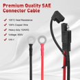 thumbnail image 4 of Cable conector de batería PAEKQ SAE a Ring Terminal 10AWG, 4 of 7