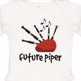 thumbnail image 4 of Inktastic Bagpiper Kids Future Piper Boys or Girls Long Sleeve Baby Bodysuit, 4 of 5