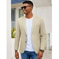 thumbnail image 5 of COOFANDY Mens Casual Sport Coat Modern Fit Blazer Premium Office Casual Business Suit Jacket, 5 of 7