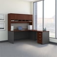 thumbnail image 2 of Scranton & Co 72" L Shaped Desk with Hutch in Hansen Cherry, 2 of 8