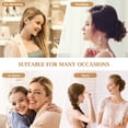 thumbnail image 3 of MasteelfCA 7.8cm 20 Teeth Fancy DIY Metal Wire Hair Clip Comb Bridal Wedding Veil Comb (Silver), 3 of 7
