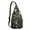 Dark-green-21, variant on Enchanted Forest Sling - Whimsical Woodland Mushrooms, Multi-Pocket Organization
