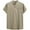 Khaki, variant on Men's Henley T Shirts Short Sleeve Slim Fit Band Collar Shirt Oversized T-Shirts Business Tops Classic Knit Pullover Tees