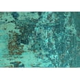 thumbnail image 1 of Ahgly Company Machine Washable Indoor Rectangle Oriental Turquoise Blue Industrial Area Rugs, 2' x 4', 1 of 4