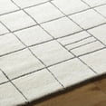 thumbnail image 6 of Hauteloom Tanya Wool Living Room, Bedroom Area Rug - Contemporary - Ivory, Charcoal - 8' x 10', 6 of 6
