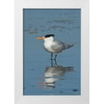 thumbnail image 3 of Lee Peterson 4x24 White Modern Wood Framed Wall Art Titled - Bird III, 3 of 5