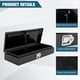 thumbnail image 3 of Aluminum heavy - duty truck tool box con handle y lock, waterproof, para pickup trucks, negra, 3 of 6