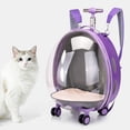 thumbnail image 5 of New Pet Luggage Transparent Bag Trolley Box Large Capacity Pet Cart For Outgoing, 5 of 5