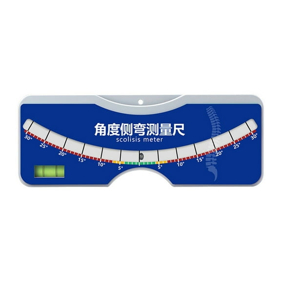 Scoliometer with Horizontal Bubble, Adults and Child Scoliosis Testing Measuring Meter Scoliometer