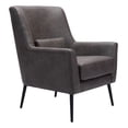 thumbnail image 6 of ZUO Ontario Modern Accent Chair in Vintage Black, 6 of 10