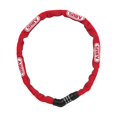 thumbnail image 1 of Abus, Steel-O-Chain 4804C, Chain Lock, Combination, 4mm, 75cm, 2.5', Red, 1 of 1