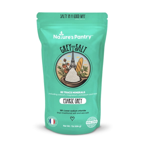 Nature's Pantry - French Grey Sea Salt Coarse Grey 1lb Bag