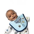 thumbnail image 4 of M+A by Monica + Andy Gender Neutral Baby Hanukkah Organic Cotton One Piece Pajamas and Bib Set, 2-Piece, Sizes 0M-24M, 4 of 7