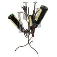 thumbnail image 2 of Metrotex Designs 21599 Iron Wine Bottle And Glass Stem Tree- Meteor Finish, 2 of 3