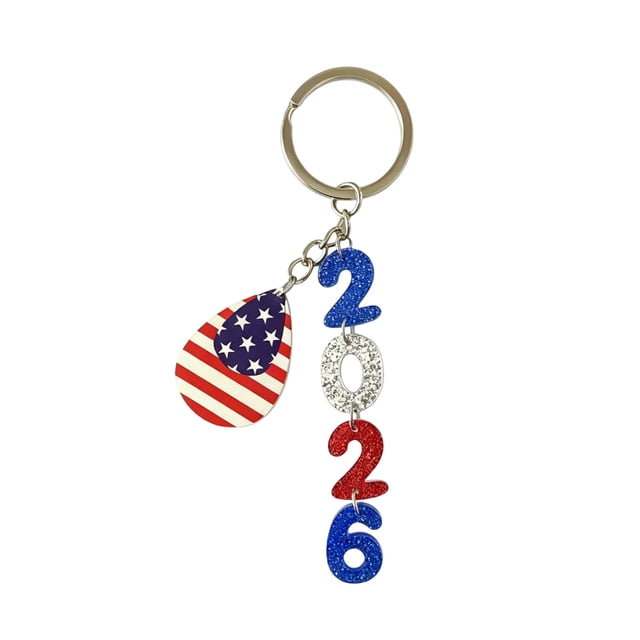 YUELONGHU Three Holiday Theme Key Ring Five Point Star Pattern Daily Carry for Outdoor Travel Use