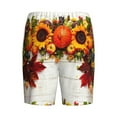 thumbnail image 5 of Easygdp Thanksgiving With Autumn Men's Short Pajama Pants, Sleep Shorts, Household Pants, Casual Pants with Pockets - XX-Large, 5 of 9