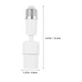 thumbnail image 4 of Convertidor de bombilla de base media E27, portalámparas E27 flexible de 360 grados, adaptador de luz E27 ajustable para soluciones de iluminación flexibles., 4 of 7