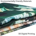 thumbnail image 3 of Topmail Cortina de Ducha Impermeable Cortina de baño 3D con 12 Ganchos 100% poliéster (Barco y Verde, 180*180cm), 3 of 5