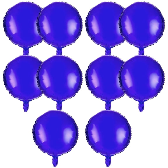 Blue Cartoon Figure Foil Balloon for Party Decorations, 10-Pack Cute Cartoon Image Birthday Party Balloon SetÂ