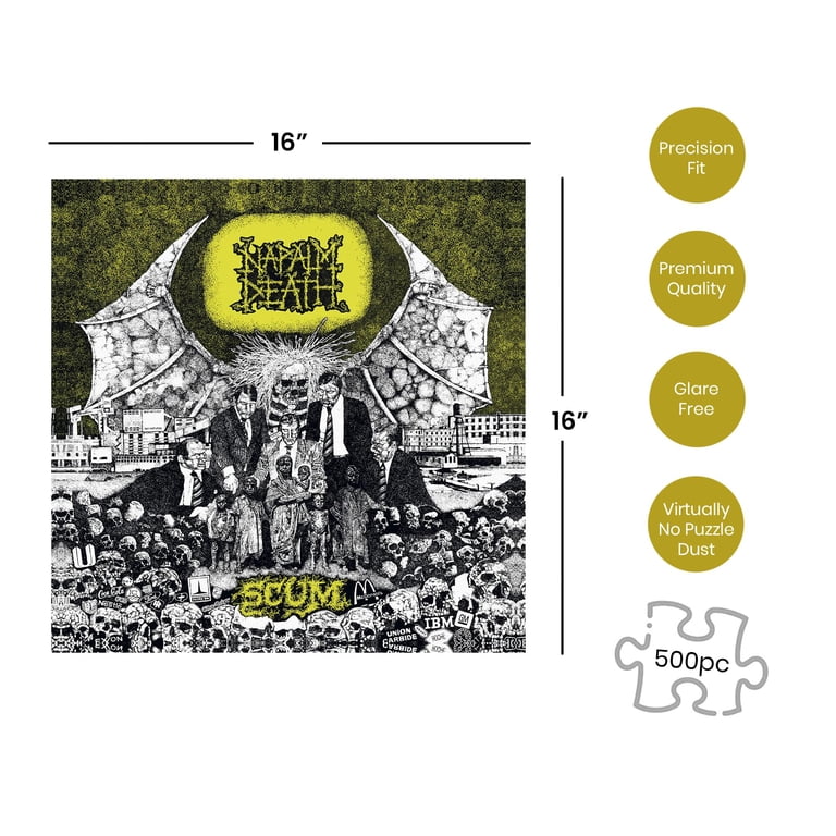 Napalm Death Scum (500 Piece Jigsaw Puzzle) - Walmart.com
