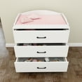 thumbnail image 5 of OxyLife Changing Table Dresser, Nursery 3-Drawer Dresser with Changing Top, White, 5 of 11
