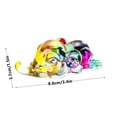 thumbnail image 2 of WYZCTTD Crystal Elephant Figurine Lying Elephant Statue Feng Shui Animal Collectible Paperweight Home Office Table Desk Decor, 3.4 Inch, 2 of 4