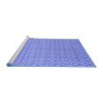 thumbnail image 2 of Ahgly Company Machine Washable Indoor Rectangle Abstract Blue Modern Area Rugs, 4' x 6', 2 of 4